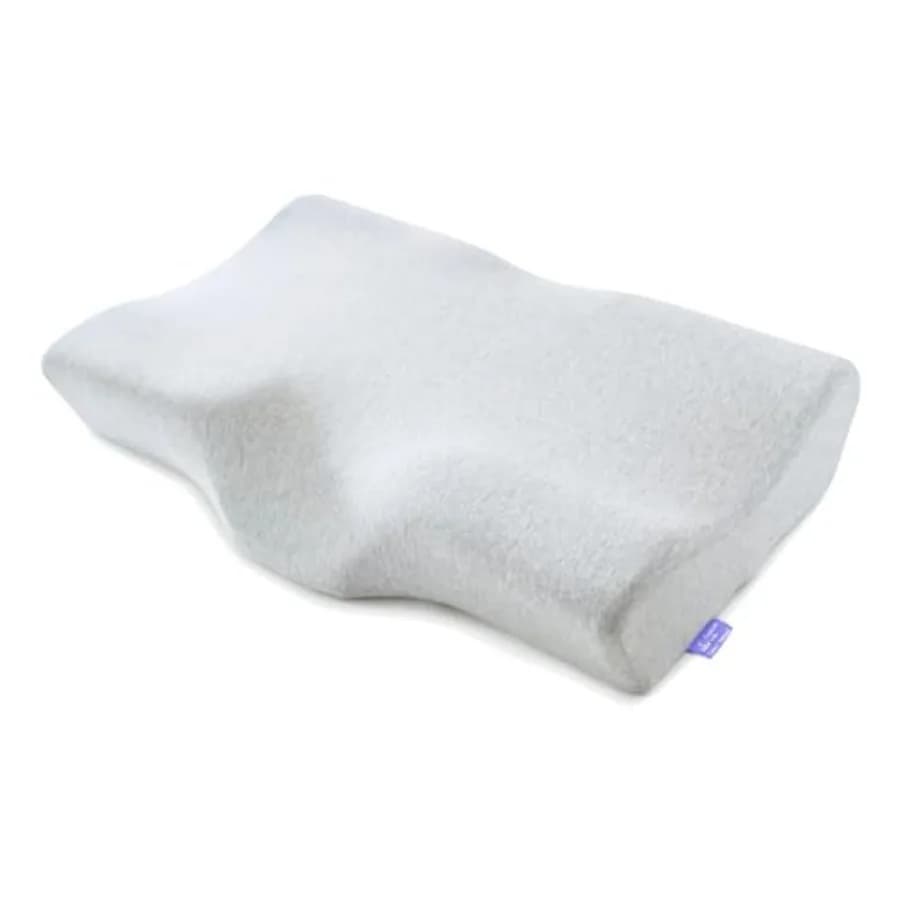 Cuscino cervicale ergonomico extra denso per un supporto rassodato per il collo - Cuscino ortopedico per il contorno per il sollievo del collo del dormido posteriore/lato
