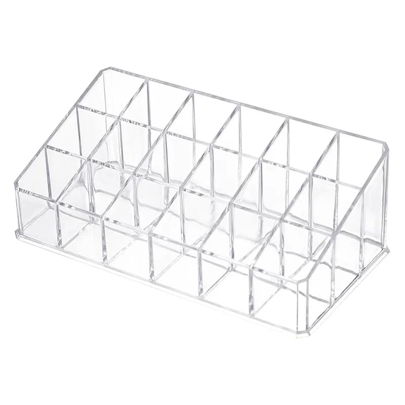 36 clear lipstick organizer smalto per unghie espositore per matita per sopracciglia organizzatore per trucco da tavolo organizzatore per rossetto