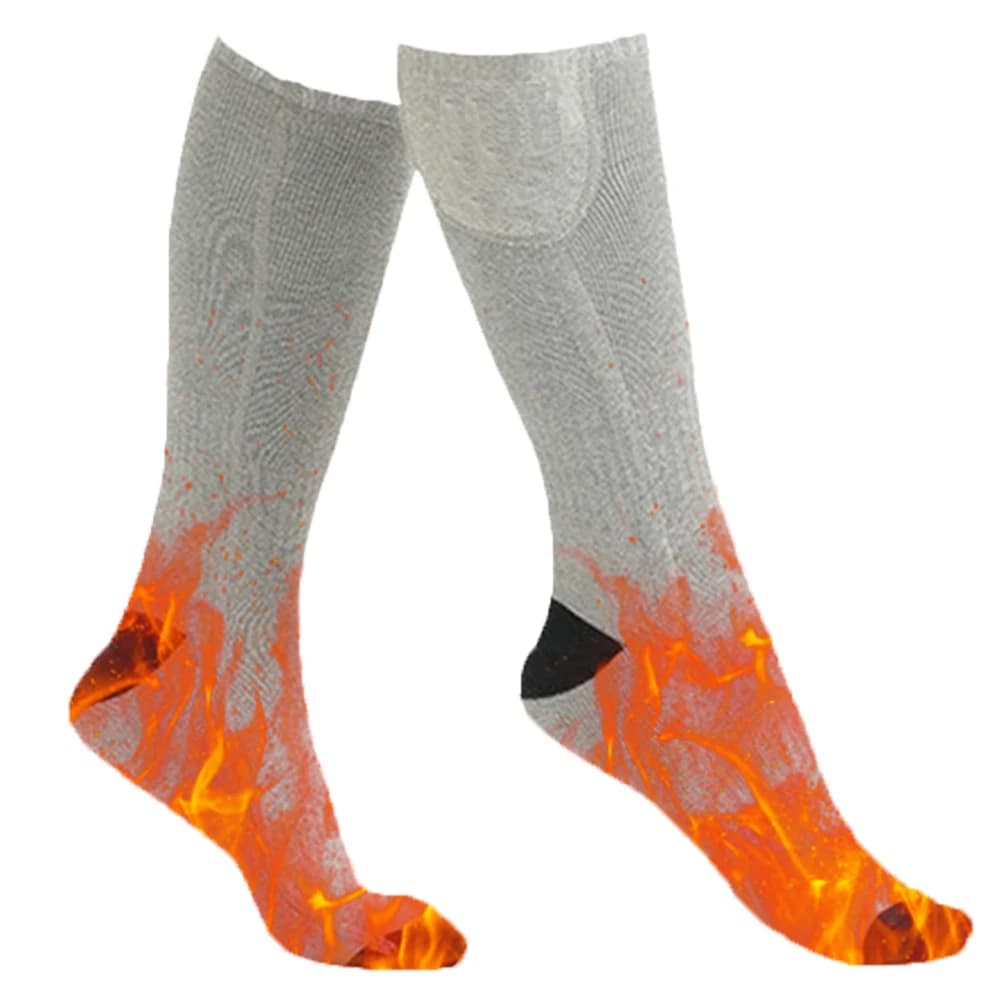 Electric Heated Socks Cold-proof Winter Heated Socks Quick Heating Winter Warm Socks Washable For Outdoor Ski Hiking