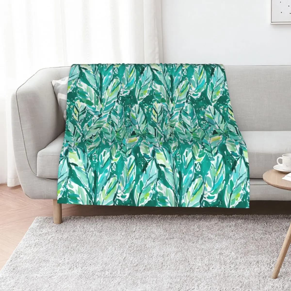 BANANA LEAF JUNGLE Throw Blanket Extra Large Throw Sleeping Bag Winter beds Decorative Throw Plush Comforter Blankets