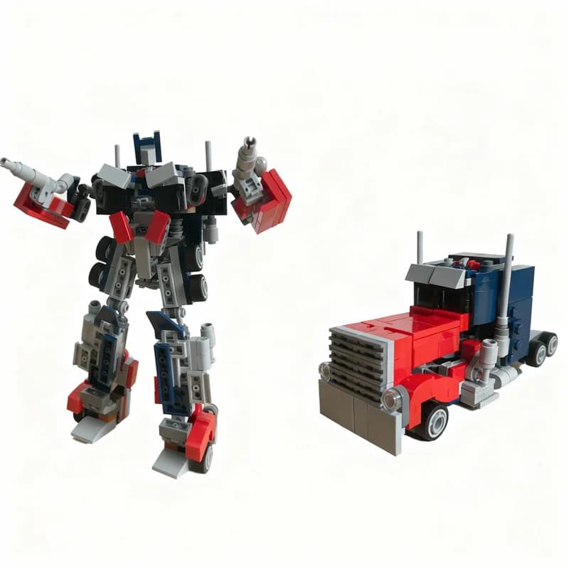 397pcs MOC Movie Optimus Prime Icons Model Building Blocks Toys Architecture Christmas Gifts Brick Idea Assemble Education DIY