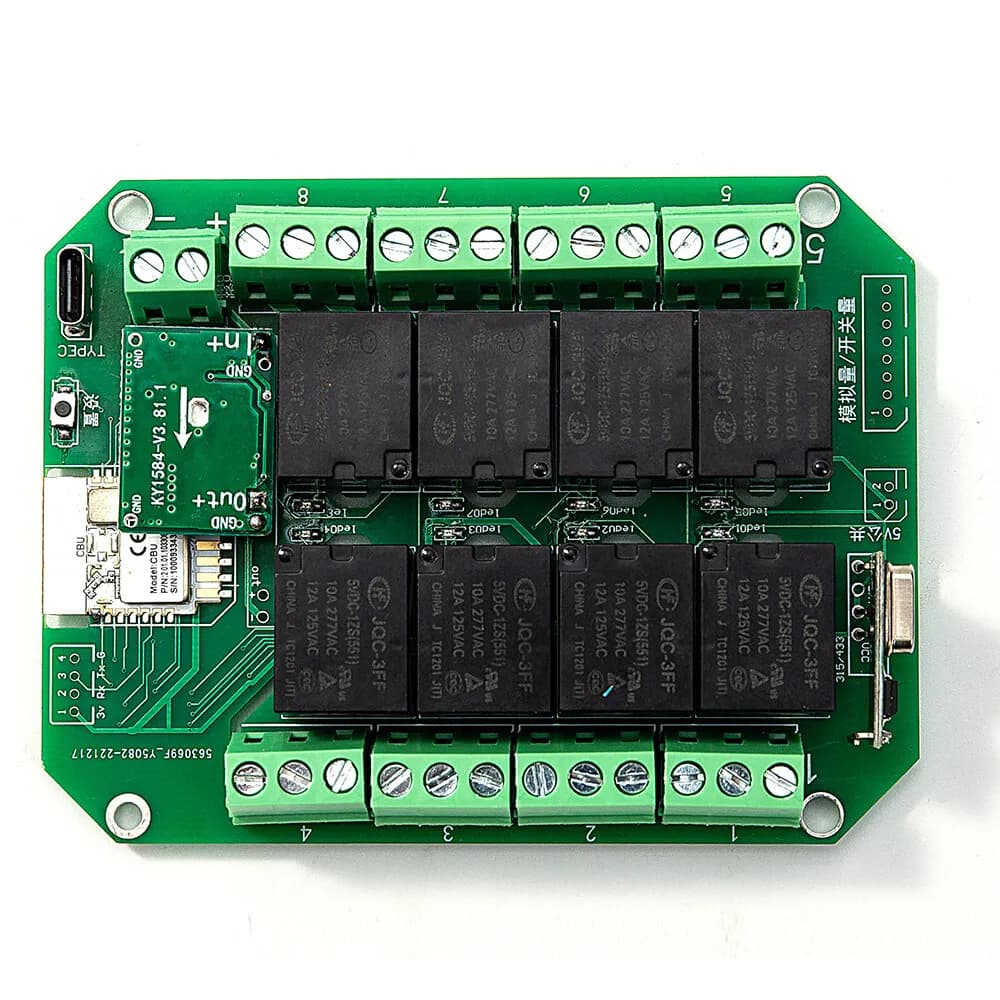 Tuya module Smart 8 channel WIFI 7-27V AC85-250V WIFI/Zigbee Wireless RF 433MHZ control works with Alexa Google Home