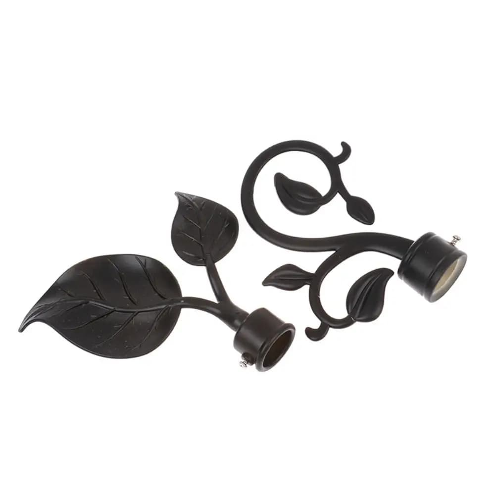 22mm Ends Heads Curtain Pole Finials ABS Material Strong Roman Rod Imitation Iron Unique Shape Curtain Decorative