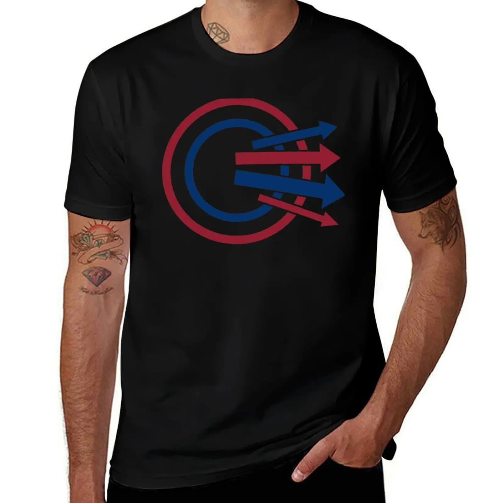 T-shirt Weller Mod Arrow Target per un ragazzo, camicie personalizzate, magliette grafiche estive da uomo