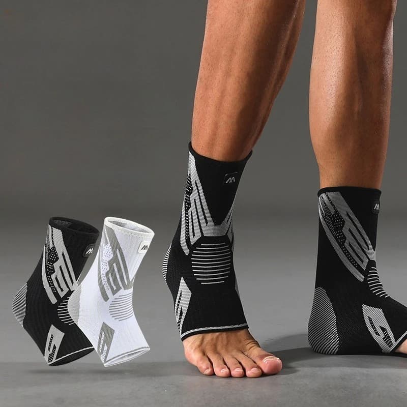 1 paio di fasce di compressione per la caviglia per uomini e donne, progettate per stabilizzare l'articolazione della caviglia durante il fitness e lo sport