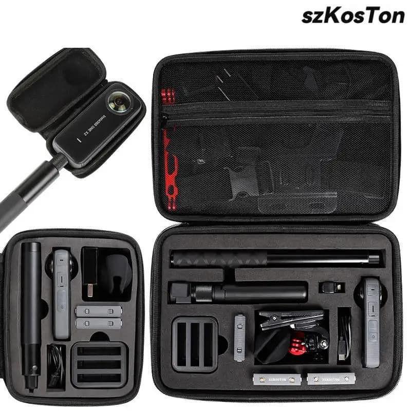 Per Insta360 X5 X4 X3 X2 Custodia protettiva Custodia da viaggio Mini custodia rigida portatile per accessori Insta 360