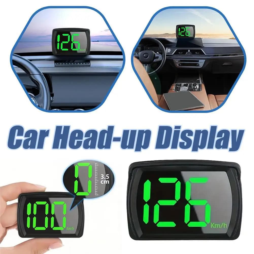Tachimetro Head-up per auto HUD GPS Misuratore di velocità digitale KMH/MPH Speedo Head Up Display per auto camion Cavo USB Plug & Play