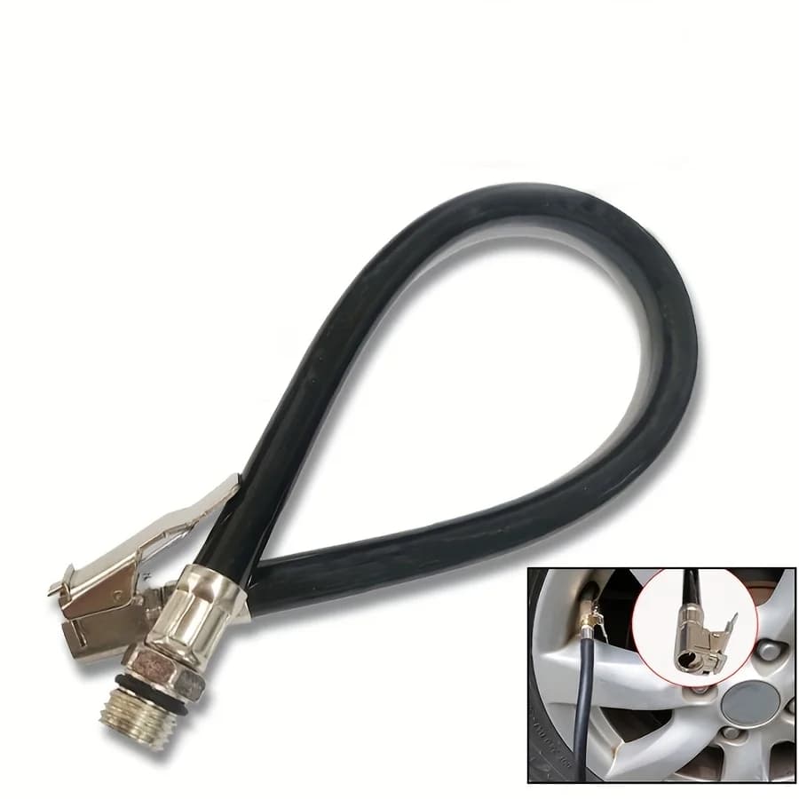 Tubo di gonfiaggio per pneumatici Tubo per pneumatici Tubo per compressore d'aria portatile Tubo in gomma per aria per accessori per moto per auto