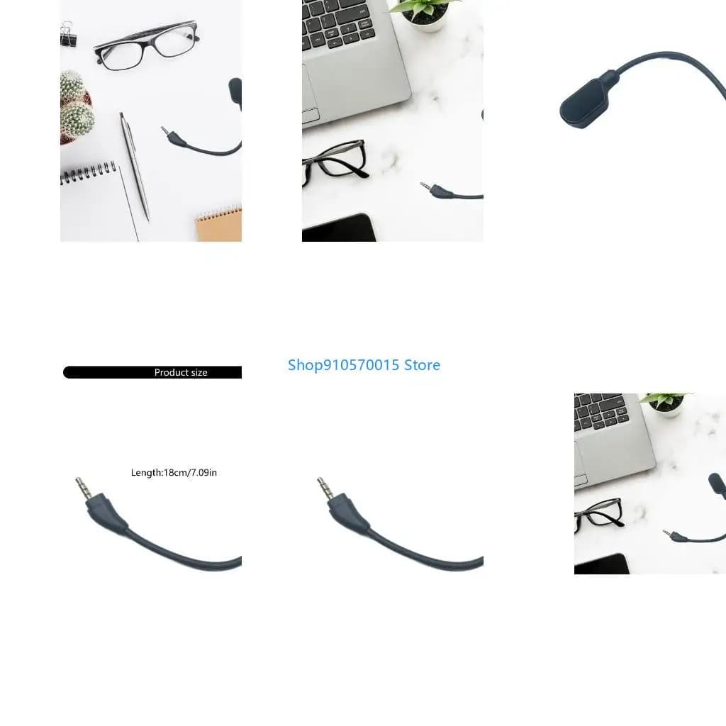 B95C Replacement Game Microphone for Cloud III Wireless Gaming Headset Detachable Noise Cancelling Microphone