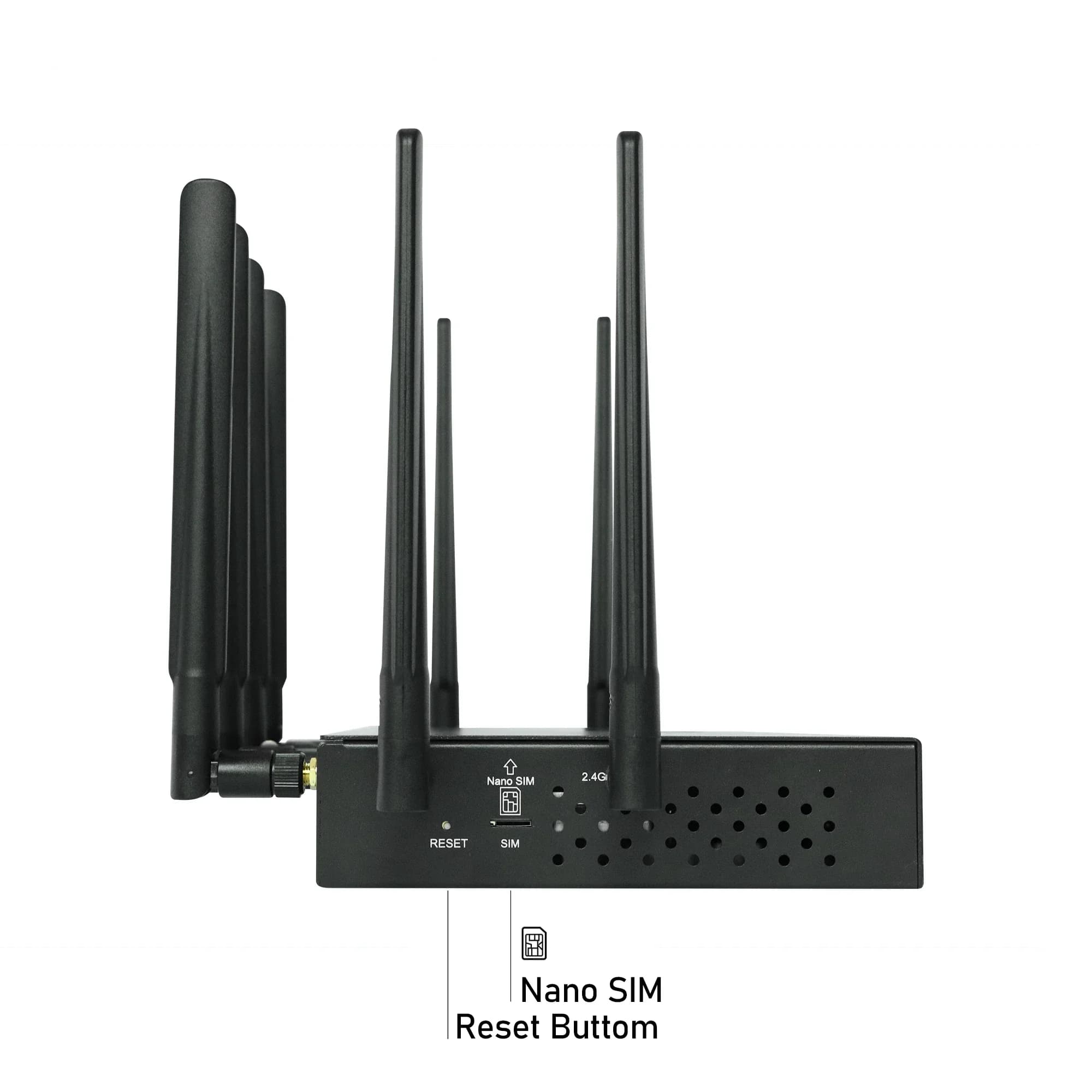 Router CPE 5G WiFi 6 con Slot per Scheda SIM e Antenna Esterna per Casa e Azienda, Modem Mesh O2