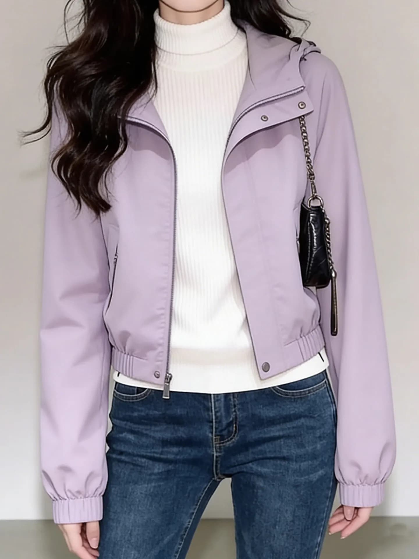 Elegant Short Coat Jacket Women's Casual Stylish Spring 2026 New Popular Small Fragrance Style Top Quality Ladieswear