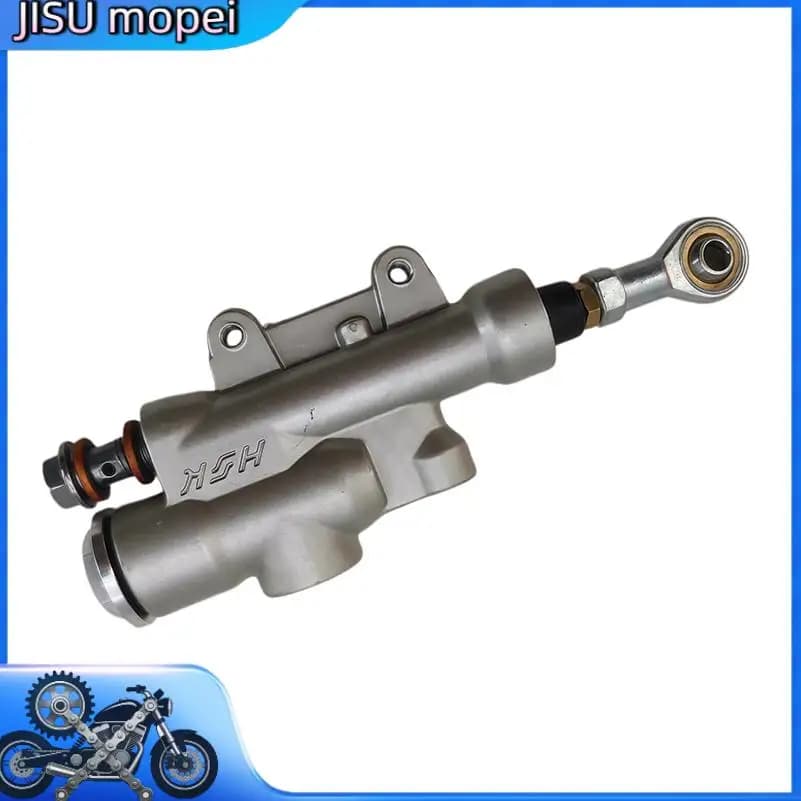 Pompa Freno Idraulica a Pedale Bianca, Design Elegante, Cilindro Maestro Anti-Deformazione, Ricambio per Moto da Cross KTM