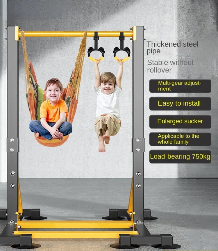 Horizontal bar Traction device for domestic interiors Horizontal bar for children Stretching bar Fitness equipment