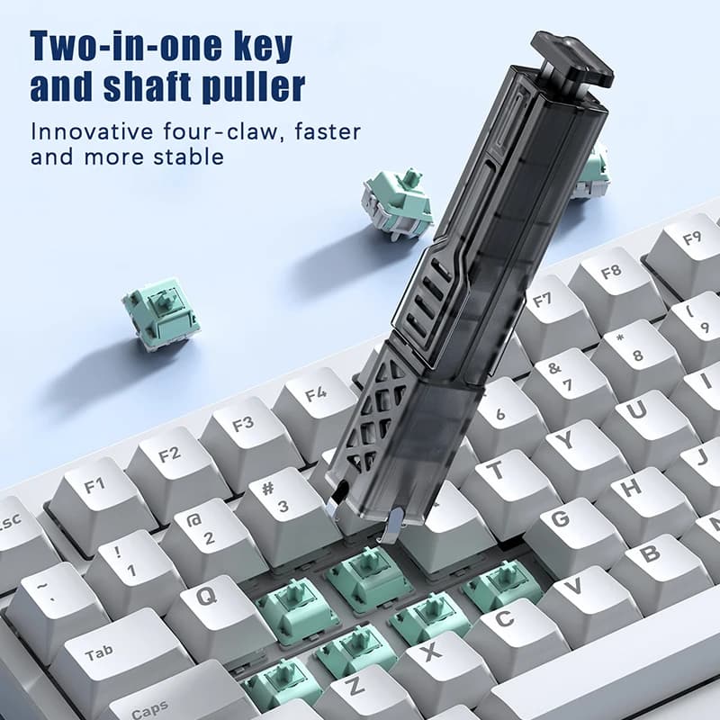 Estrattore di Switch e Keycap 2 in 1 per Tastiera Meccanica e Gaming - Strumento di Pulizia per Switch e Keycap