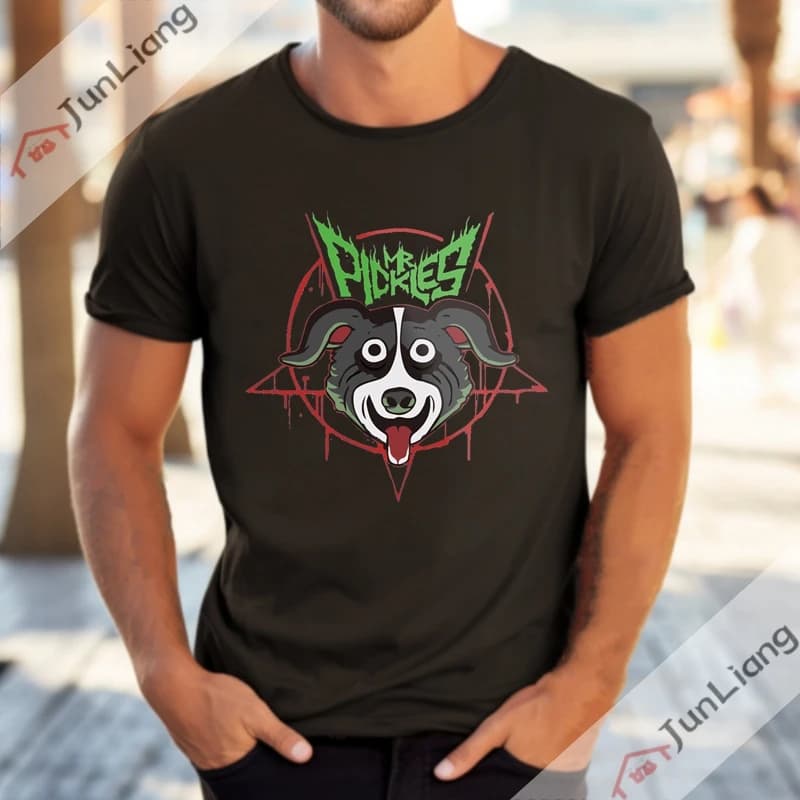 Mr Pickles Top Terror Cane Alfabeto T-shirt Y2k Clothing Streetwear T-shirt for Women Goth Dresses Kpop Harajuku Sports Clothing Men