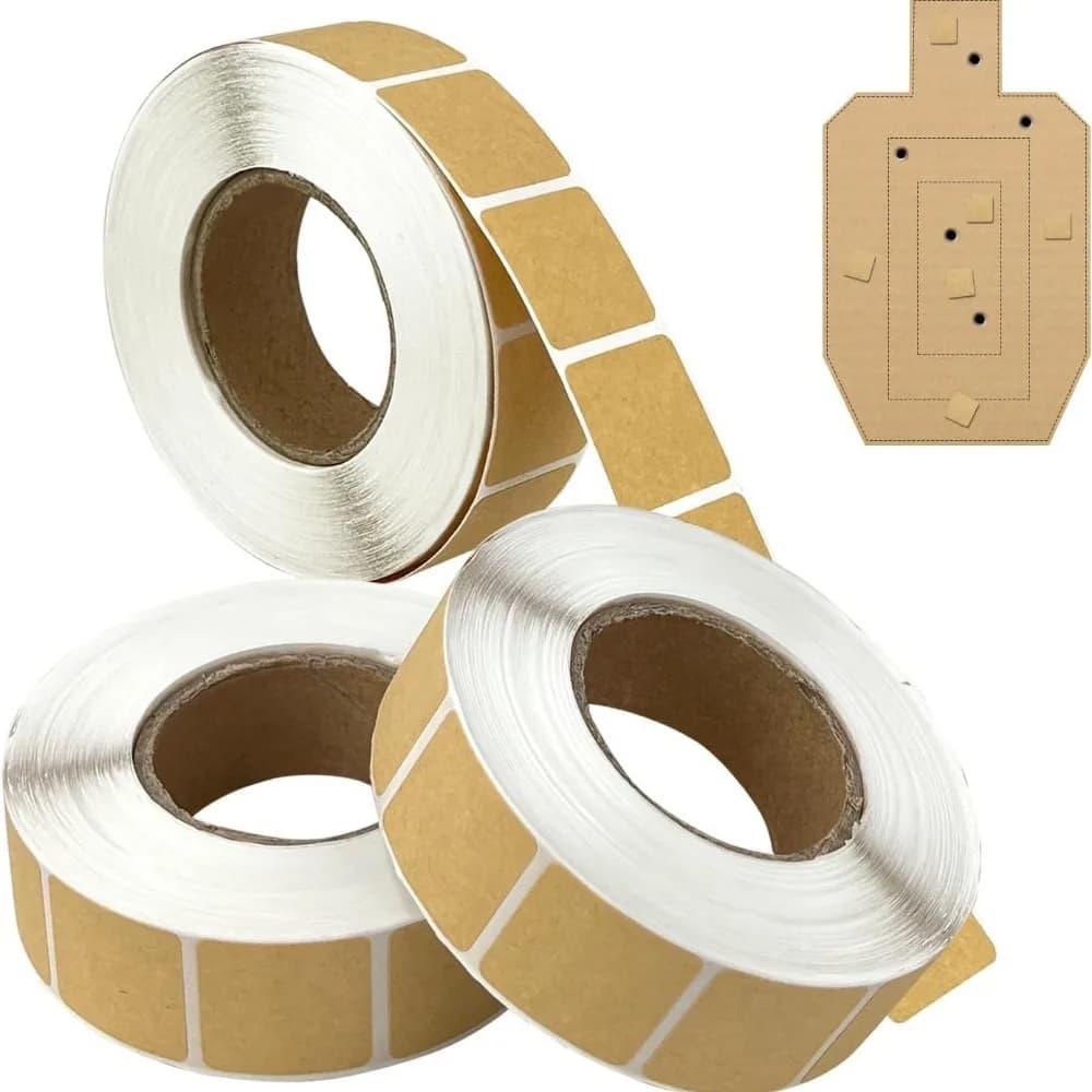 1000/3000 pezzi Pasters bersaglio autoadesivi 0,87 "adesivi quadrati per riparazione tiro per pistola Ra89nge, tiro con l'arco e allenamento