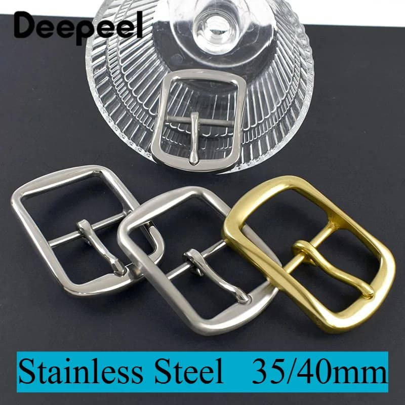 1/2/5Pcs Belt Buckles 35/40mm Adjust Buckle Single Pin Metal Clasps for Men's Waistband Leather Crafts Decoration Accessories
