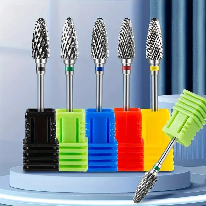 Tungsten Carbide Nail Drill Tips Accessories for Electric Drill for manicure Nail Polish Removal Nail Gel Nail Tools Efiles
