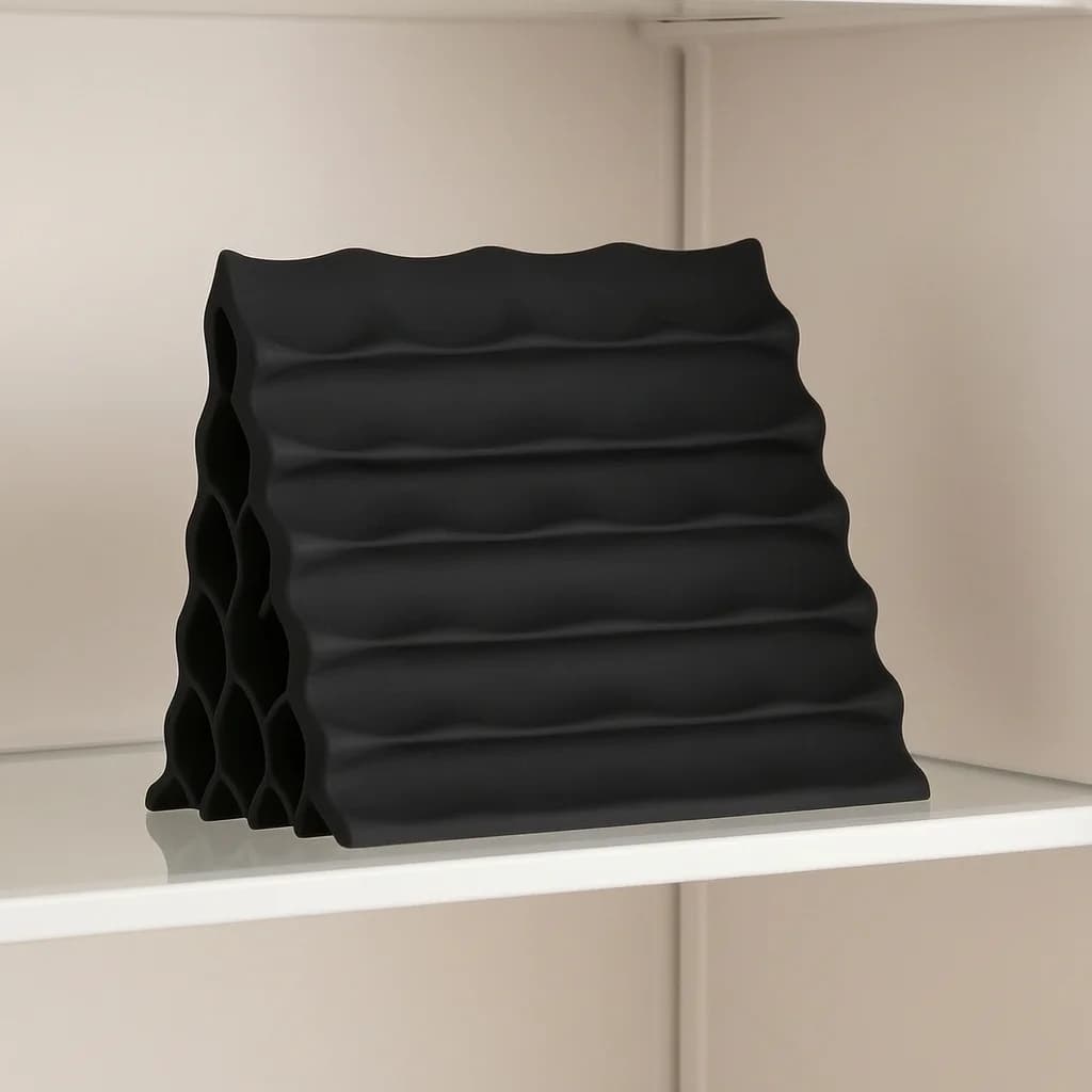 Bottle Stacker Rack Silicone Folding Wine Organizer for Fridge Home Bar Party Drink Display Stand
