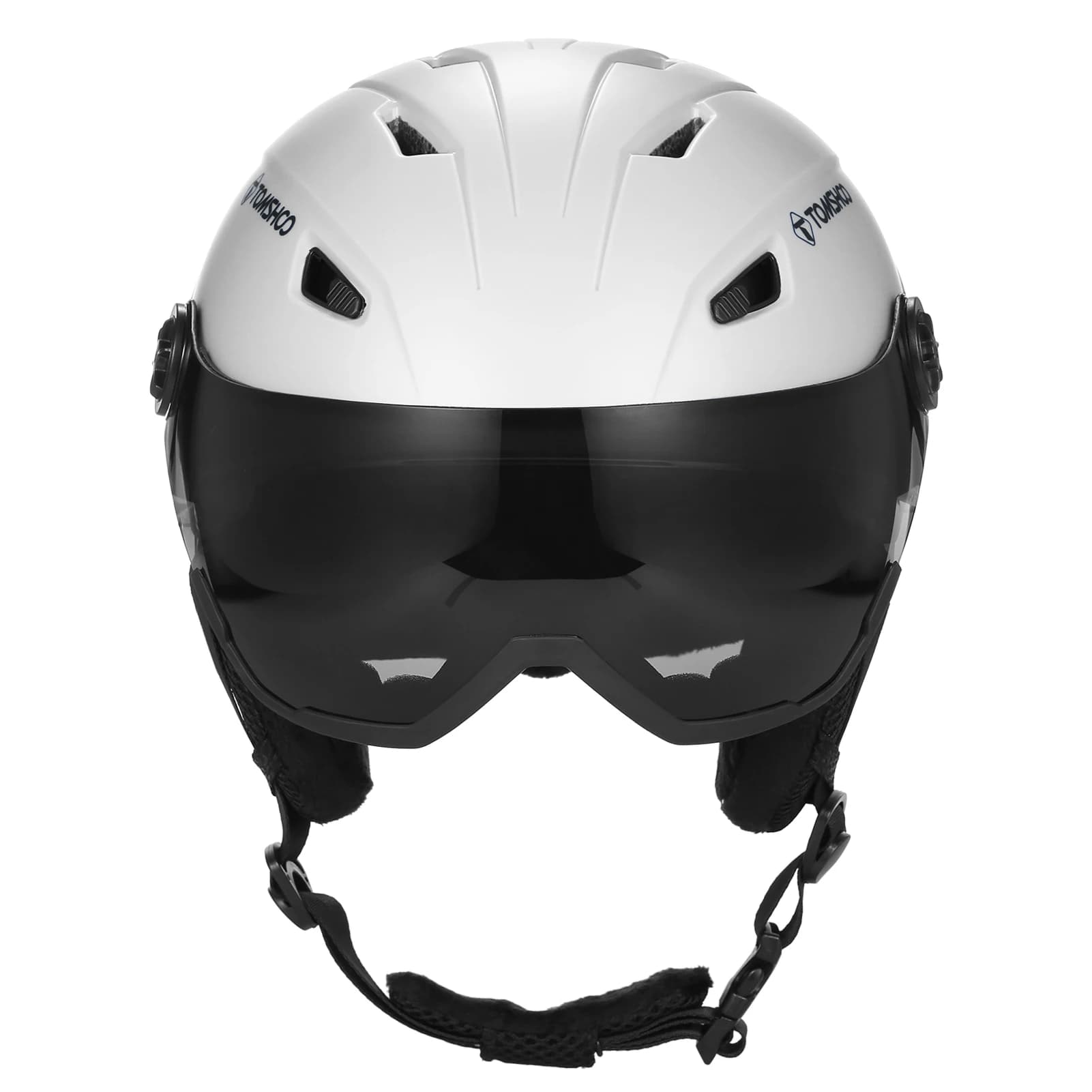 Casco da sci con occhiali rimovibili Fodera interna e cuscinetti auricolari Casco da snowboard leggero per uomo e donna per lo snowboard