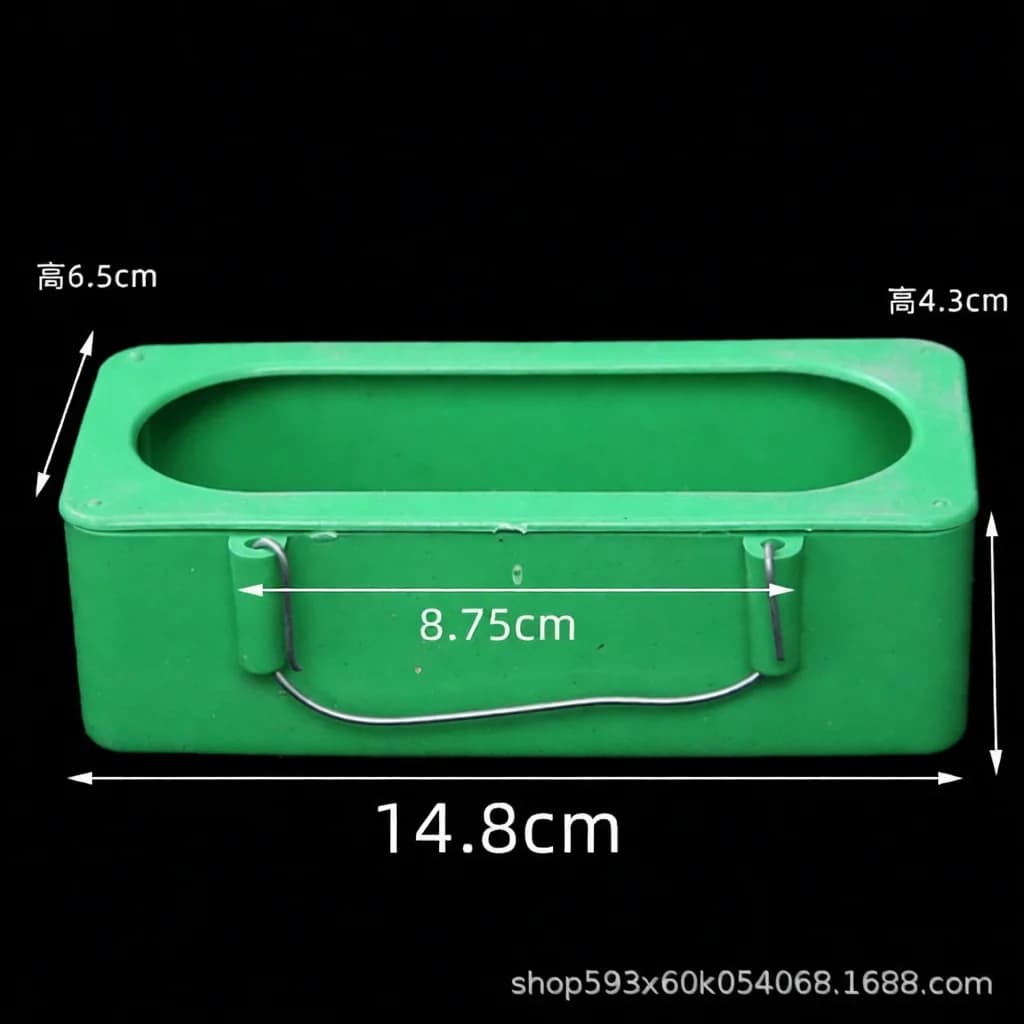 Automatic Bird Feeding Dispenser Hanging Waterer Bowl Cage Accessory Durable Plastic Tool For Small Pet Birds Supplies