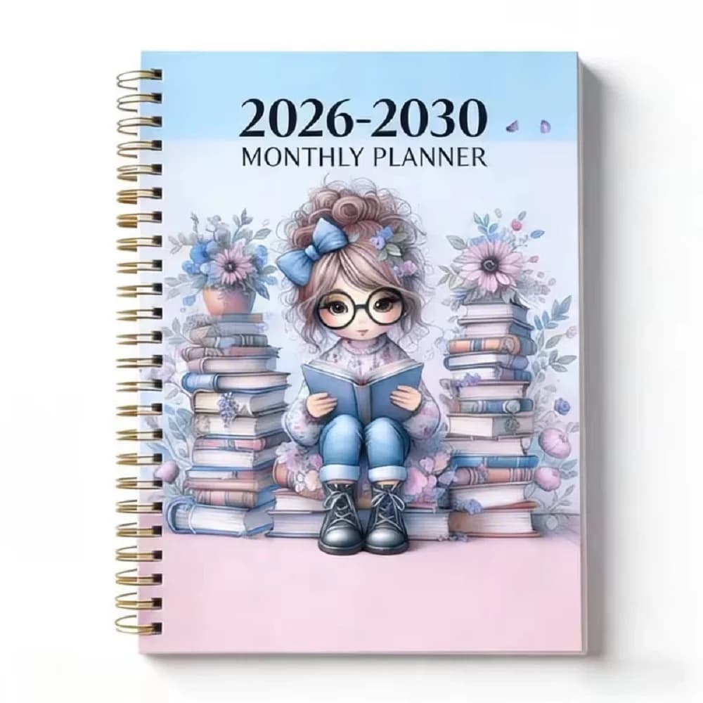 2026 To 2030 Five Year Planner Spiral Notebook Goal Tracking Journal For Men And Women Personal Development Organizer