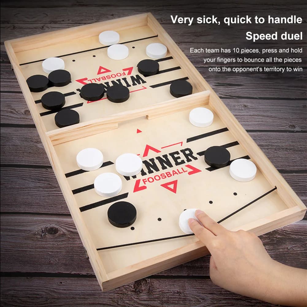 Foosball Winner Games gioco di Hockey da tavolo catapulta scacchi genitore-figlio giocattolo interattivo Fast Sling Puck gioco da tavolo giocattoli per bambini