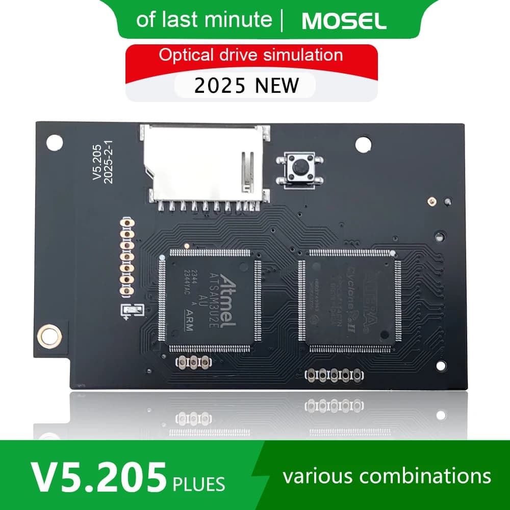 Optical Drive Board Simulator 5.15b/5.20.5 Emulation Card with Remote Mount Kit for DC Console F - Computer Hardware Accessory