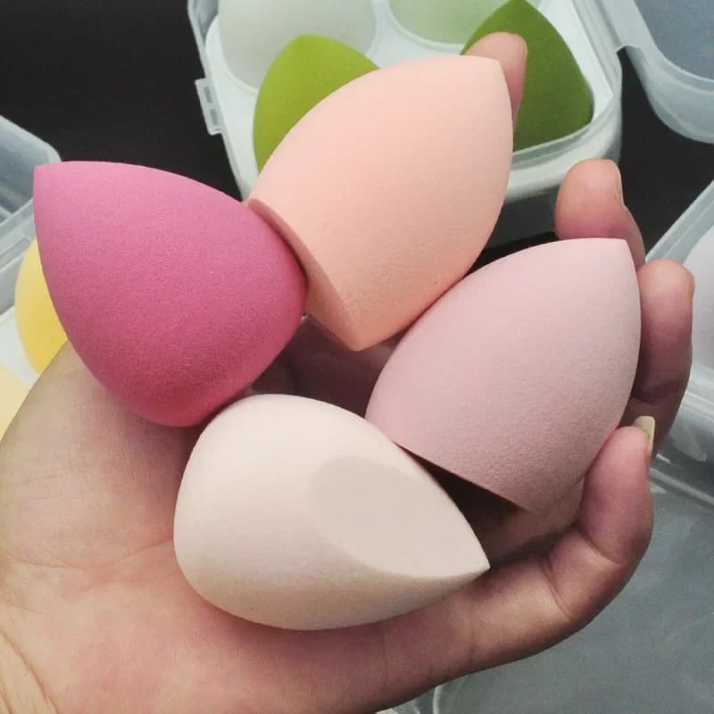 4 pcs/bag fashion beauty tool tools for make up blender cosmetic puff makeup sponge foundation sponge