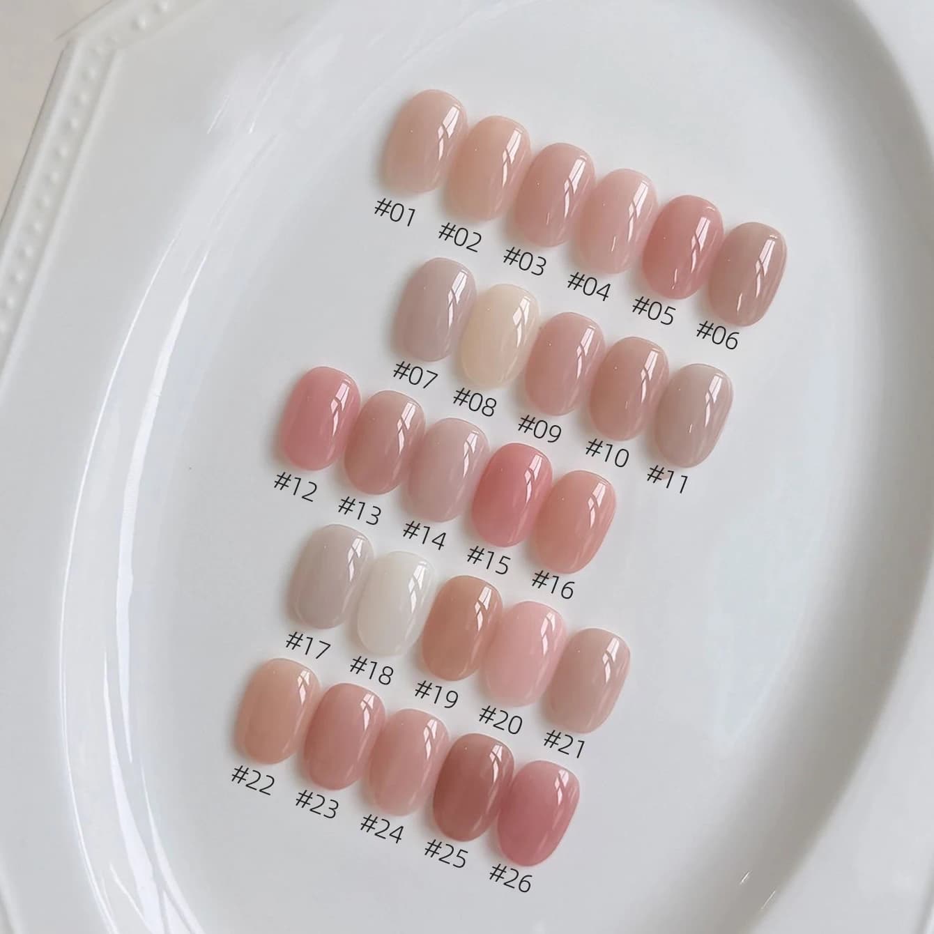 10ML 1PCS 2026 New Gentle Nude Pink Nail Art Leveling Ice Clear Nude Jelly Gel Nail Polish Pink Nails UV LED Light Nails