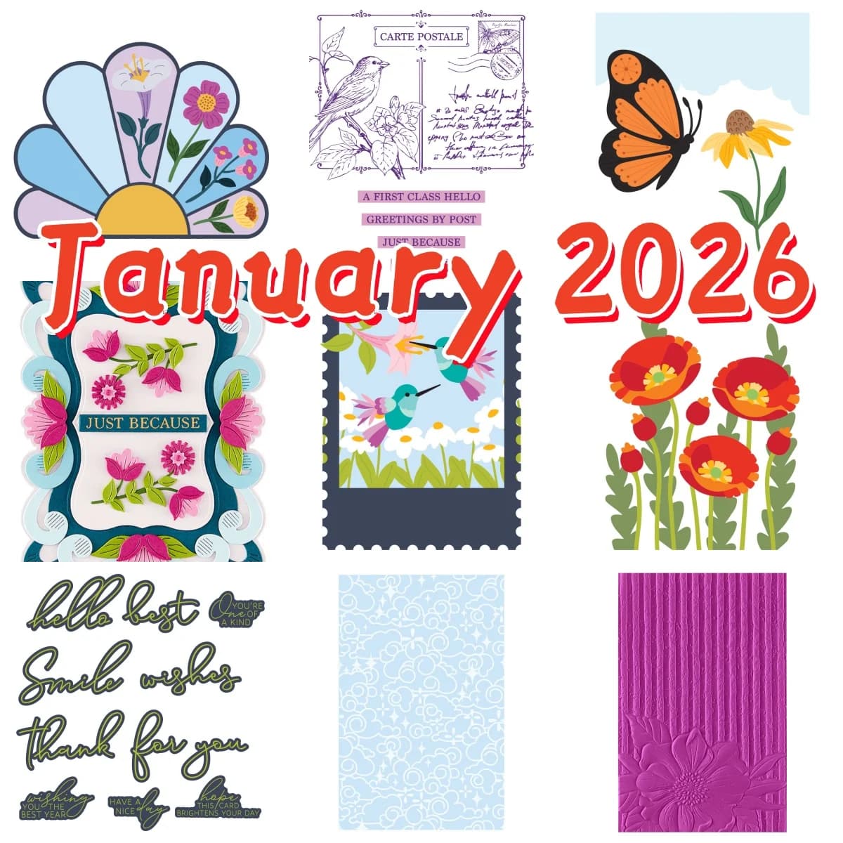Liquidazione artigianale 2026 gennaio Metallo Fustelle Timbri trasparenti Stencil Hot Foil Wax Stamper per Scrapbook fai da te Decorazione artigianale