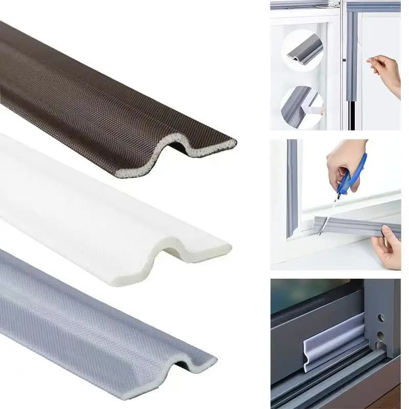 Striscia sigillante per porte scorrevoli e finestre in schiuma fonoassorbente da 5-40M, paraspifferi, guarnizione per intemperie, sigillante per fessure