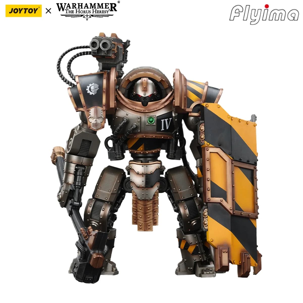 [DISPONIBILE] JOYTOY Warhammer 30K 1/18 Action Figure Iron Warriors Iron Circle Domitar-Ferrum Class Battle-automata Modello
