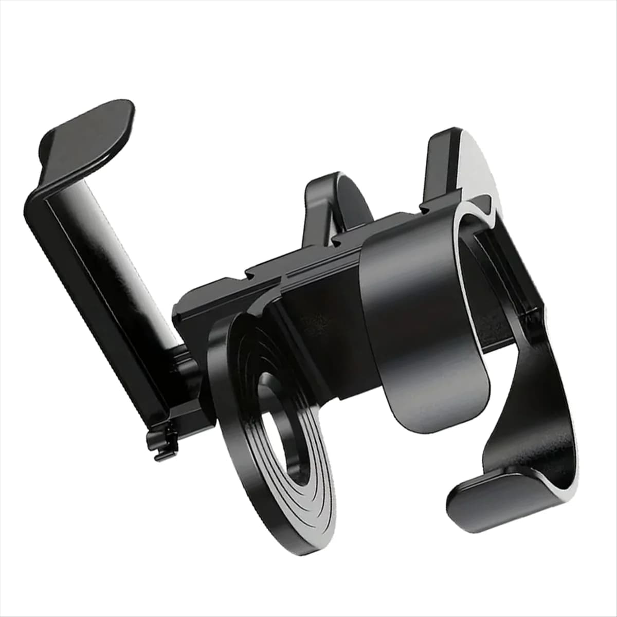 A10I Portable 2 in 1 Desk Cup Holder Adjustable Non Slip Headphone Holder Desk Accessories Clip on Arm Clamp Stand