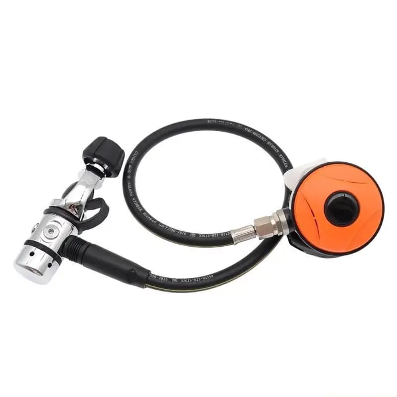 31BE Attrezzatura per lo snorkeling Riduttore pressione 2a immersione Immersioni subacquee Regolatore con tubo