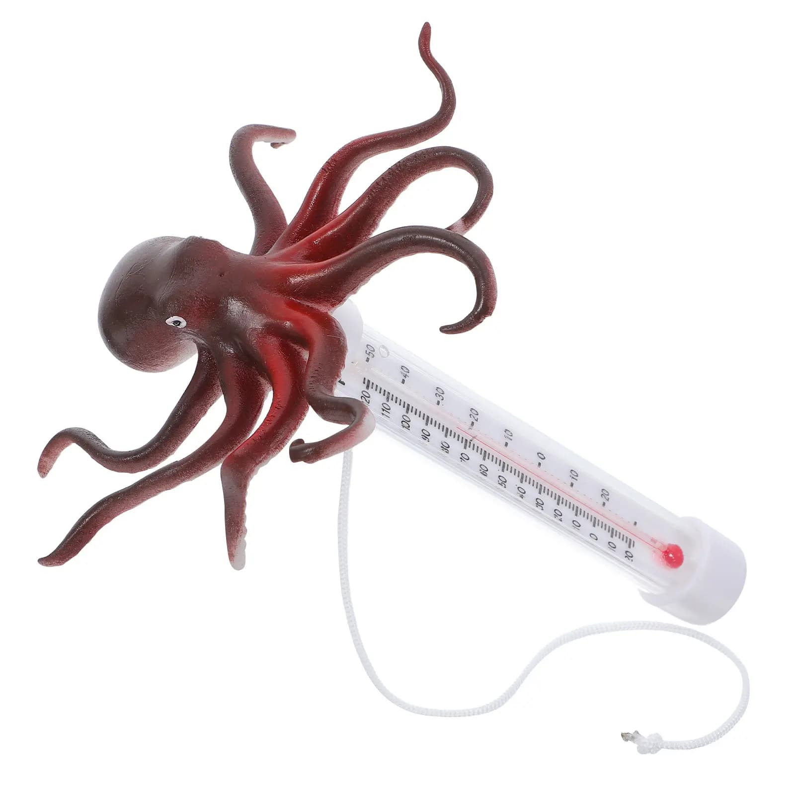Termometro Galleggiante a Forma di Polpo per Piscine, Monitor Preciso della Temperatura dell'Acqua per Piscine Fuori Terra, Spa, Vasche Idromassaggio, Laghetti, Acquari