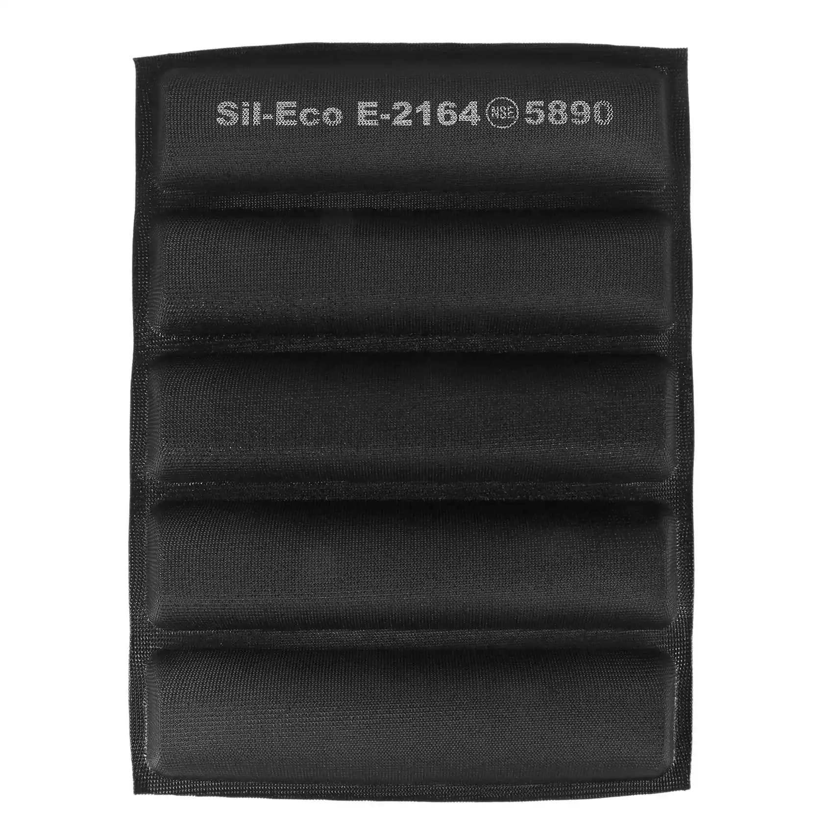 Stampo in Silicone per Baguette - Teglia Antiaderente Perforata per Pane Francese, Stampi per Hot Dog, Tappetini per Cottura, Stampo per Pane