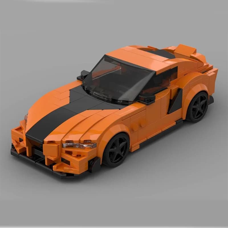 293 pezzi Nuovo MOC ​ ​ City Highway Supra Gr Auto sportiva Modulare Blocchi educativi per bambini Regalo giocattolo