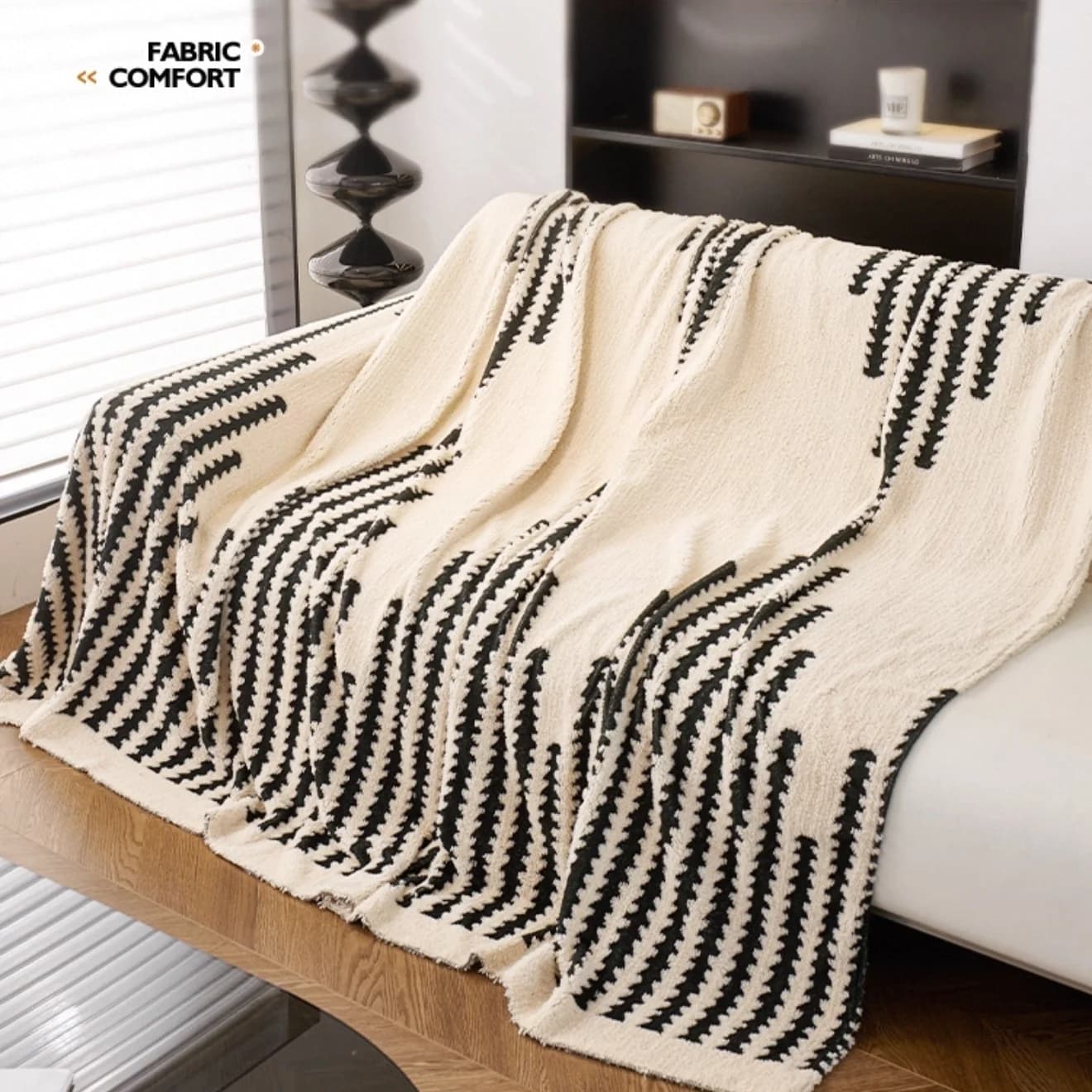 1PC Graduading Frecce Jacquard Pile Caldo Divano Asciugamano Addensare Coperta Per Il Tempo Libero per Soggiorno Biancheria Da Letto Camera Divano Decor
