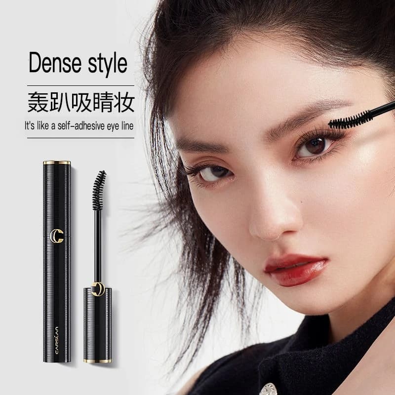 Kazilan Eye Black Mascara Impermeabile Sottile e Volumizzante a Lunga Durata per Ciglia Intense e Lunghe