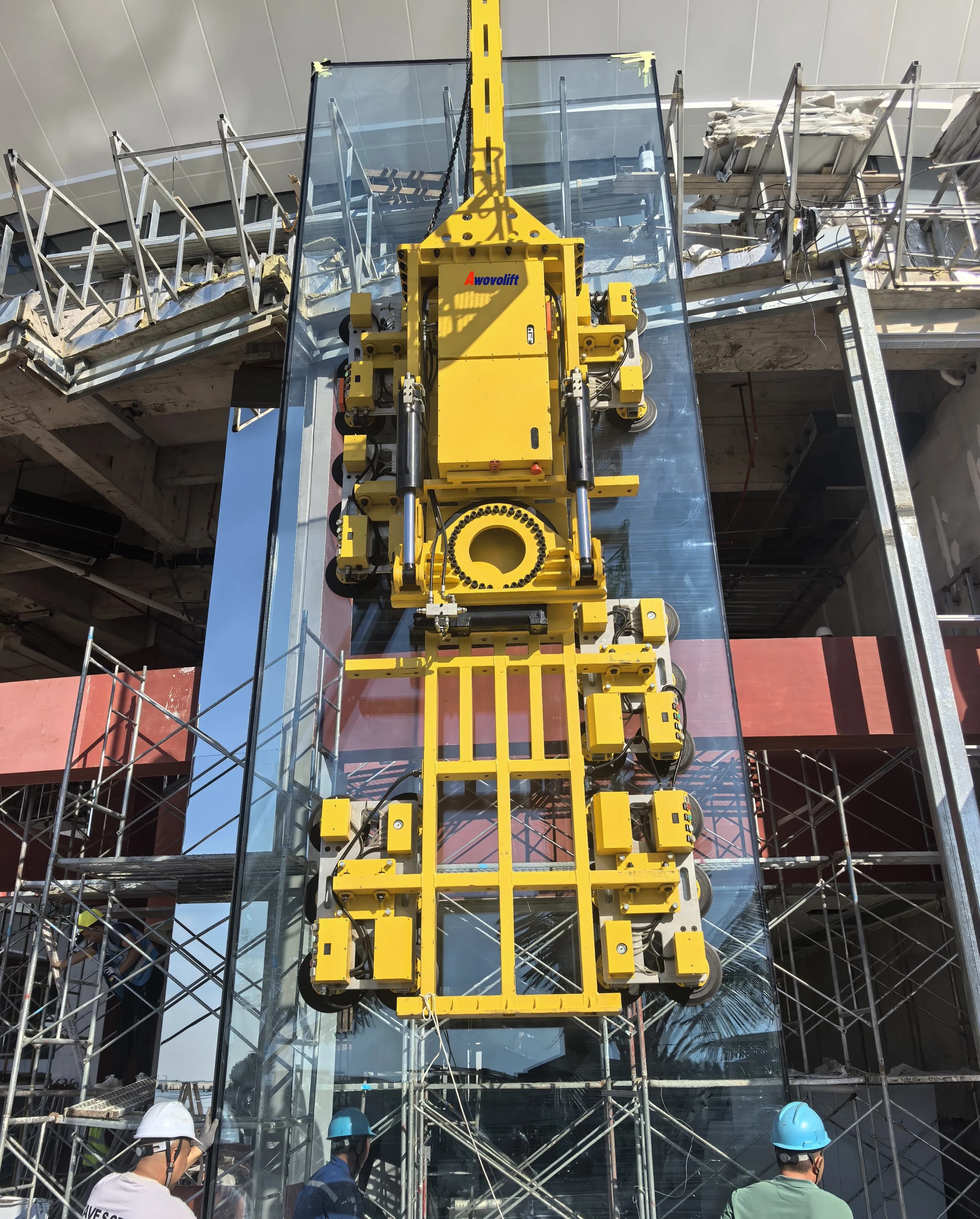 Awovolift Large Glass Curtain Wall Lifter Vacuum Equipment 2-15T Installing Robotic Vacuum Lifter Glazing CE
