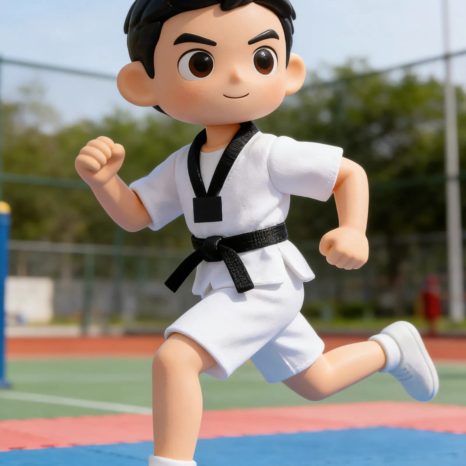 Set Uniforme Karate per Peluche, Costume Taekwondo per Orso con Cintura Morbida, Adatto per Orsi da 10-12 Pollici, Costume Arti Marziali