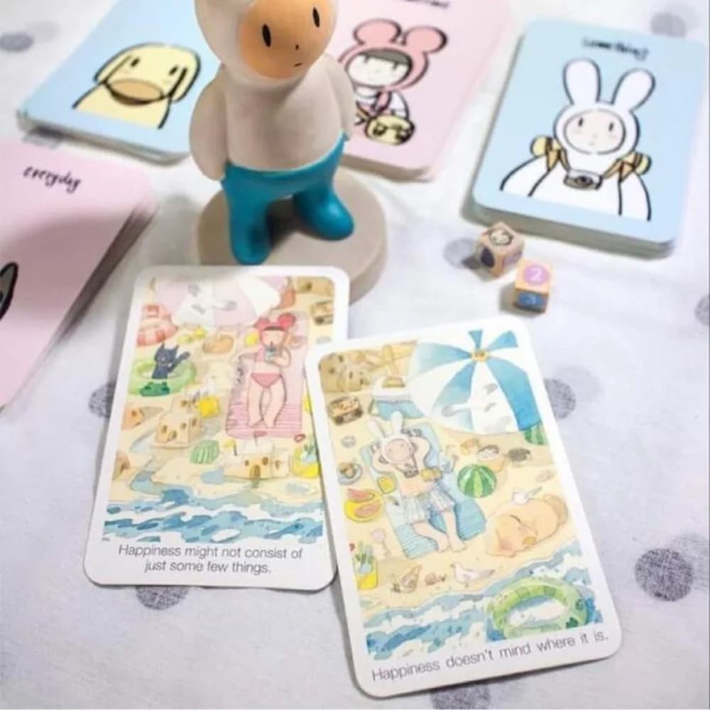 10.4*7.3cm Something Sometime Somewhere Everyday Oracle Deck 56 Pcs Daily Cards