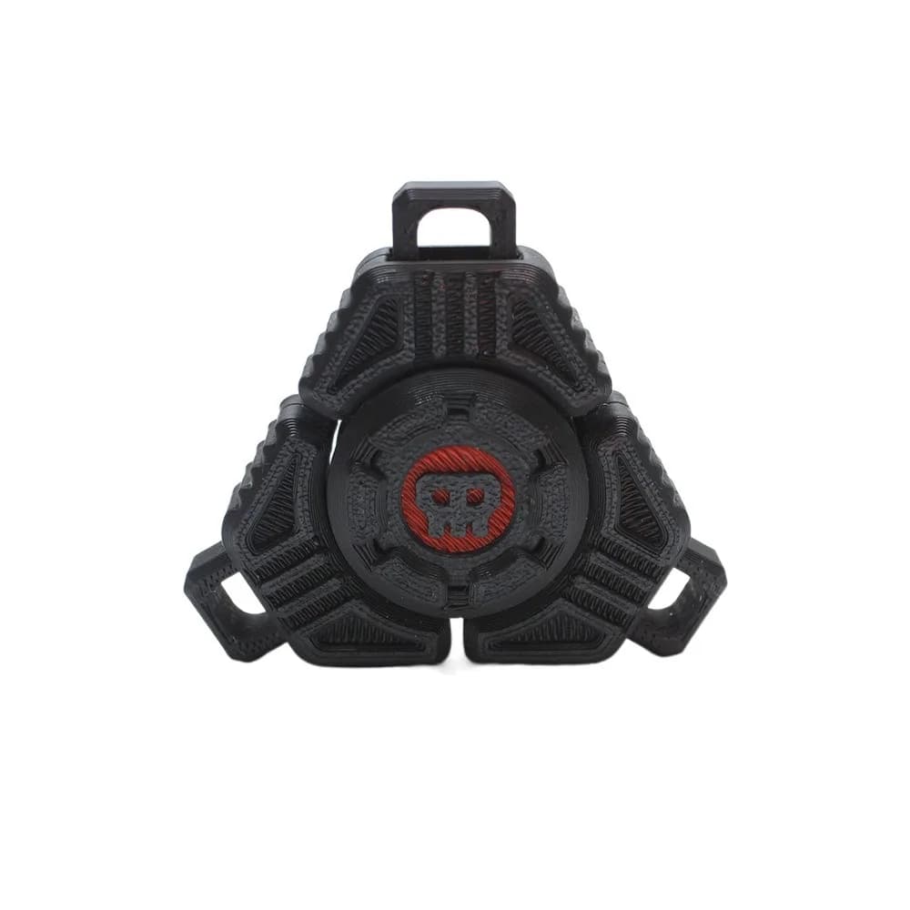 Plastica 3D Stampato Fidget Spinner Spinning Nessuna resistenza Punta delle dita Giroscopio Giocattoli Slider Combo Rotazione Giroscopio 3D Regali di Natale