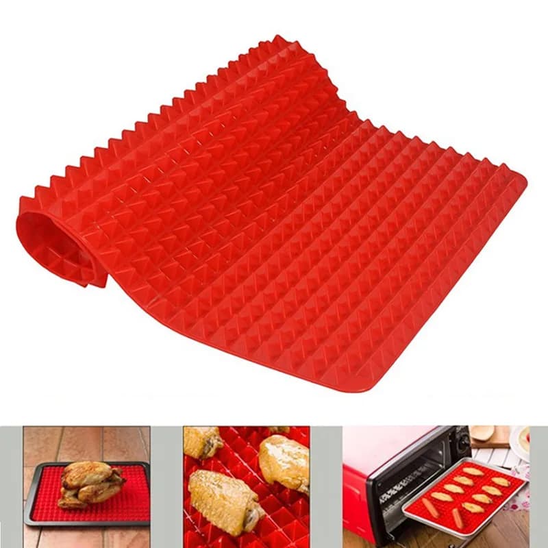 Pyramid-shaped SilicaGel Oven Mat Barbecue Cushion Silica Gel Baking Cushion Pot Mat Heat Insulation Dropshipping