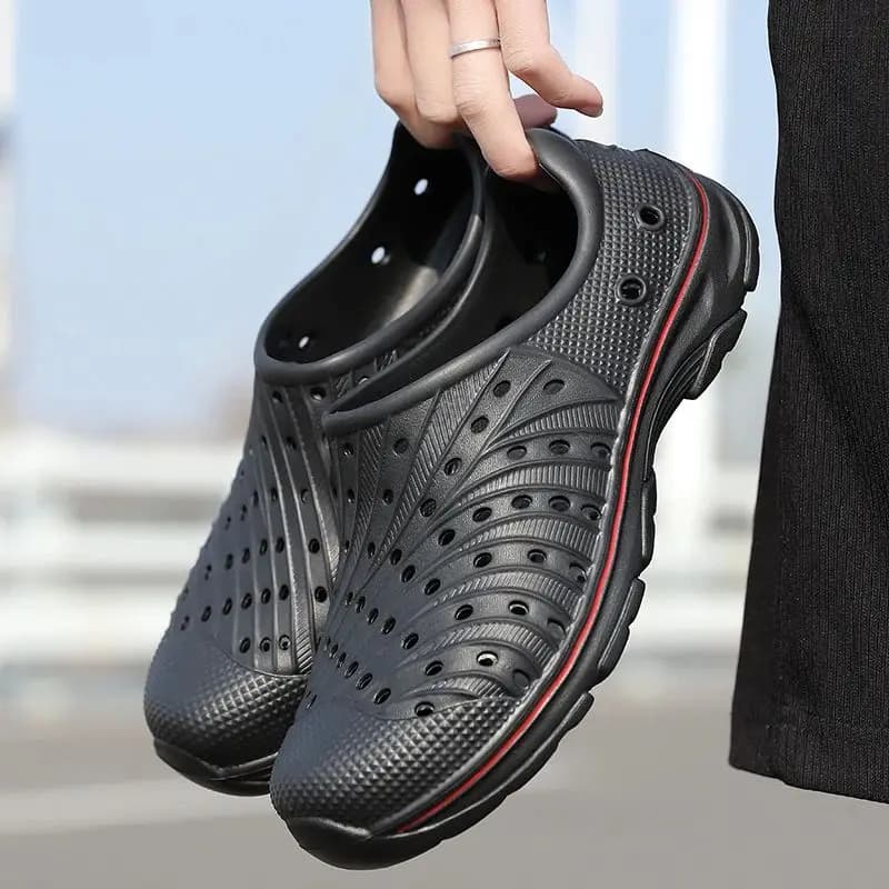 New Men's Summer Sandals Comfortable, Anti-slip, with Laces, Slip-On Shoes for Outer, Flax Tomaia, Fashion Footwear and Trendy