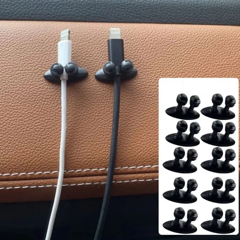 Organizzatore per Cavi del Cruscotto Auto, Morsetto per Cavi del Caricabatterie, Accessori per Interni Auto, Decorazione Auto