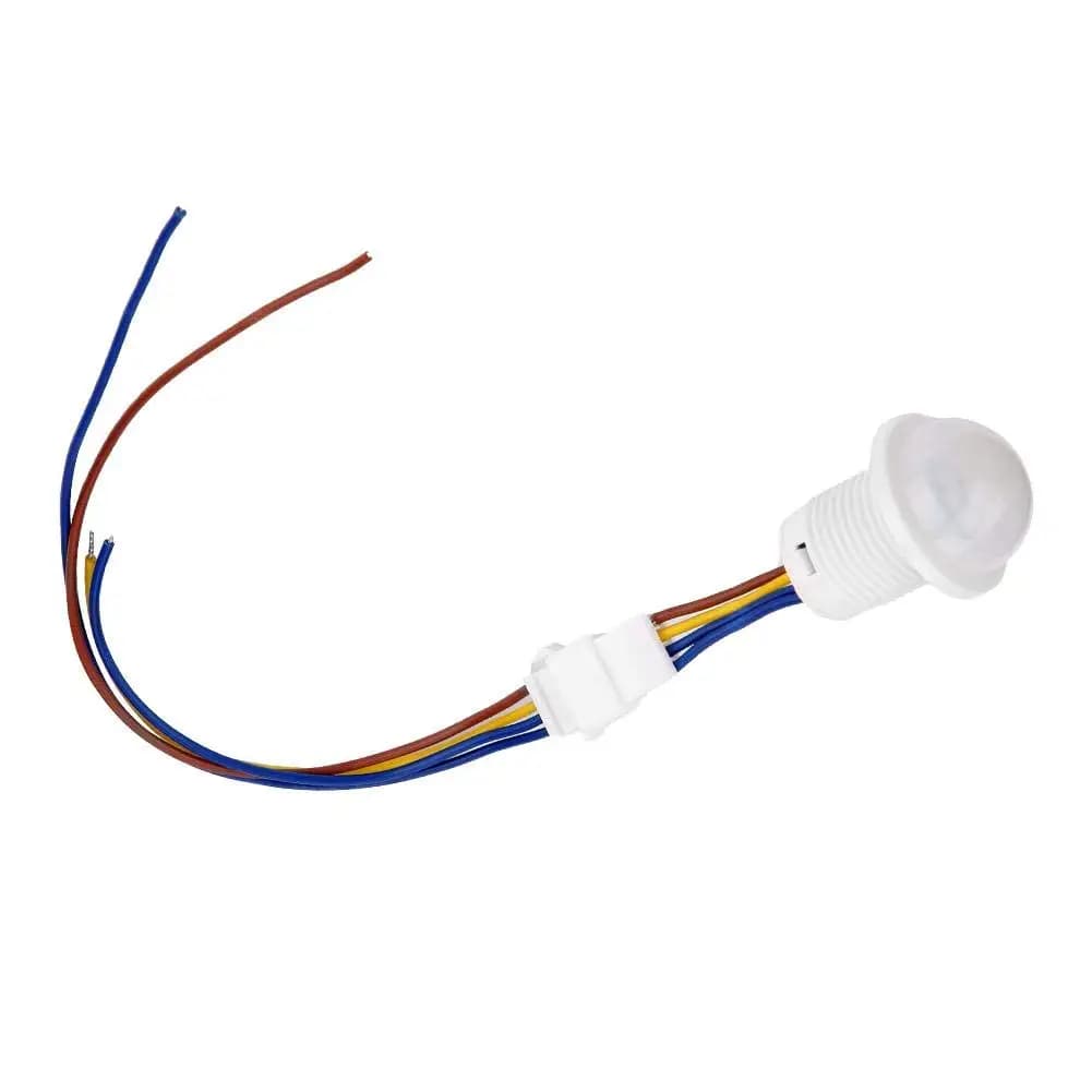 Interruttore Luce con Sensore di Movimento, Interruttore Intelligente con Rilevamento Sensore, Funzionamento con Ritardo di 30 Secondi, Montaggio a Soffitto o a Parete per Lampade LED, Lampadine