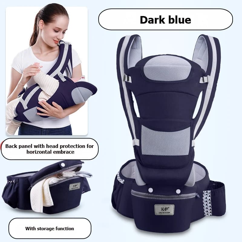 1PCS Newborn Ergonomic Baby Carrier Backpack Infant Baby Hipseat Carrier Front Facing Ergonomic Kangaroo Baby Wrap Sling Travel