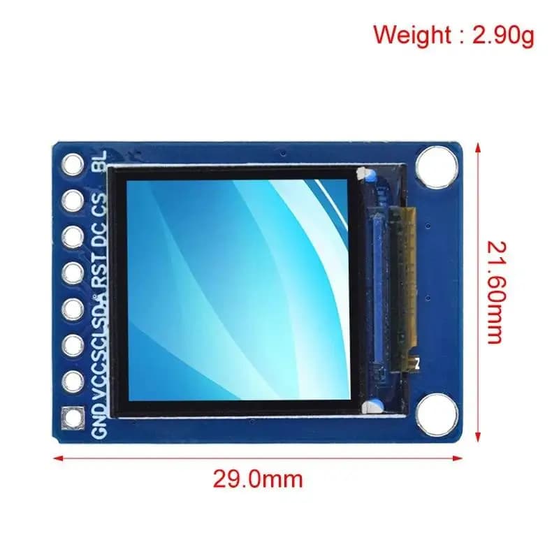 0.85 Inch High Resolution IPS LCD Display Module ESP32 Versatile Use For Raspberry Pi